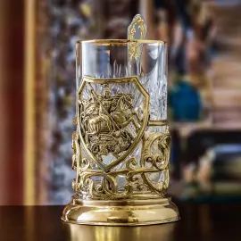 Brass cup holder "George the Victorious" for 1 person