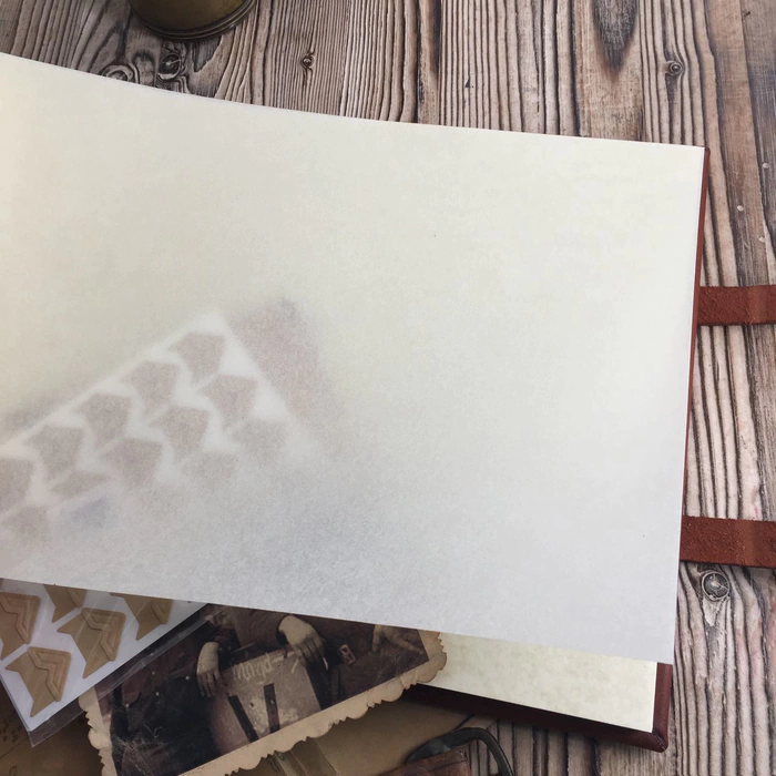 Photo album made of genuine leather "Rybolov"