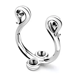 Рожок для обуви "Лев" с позолотой