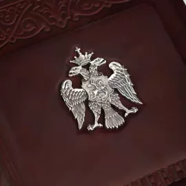 Daily planner made of genuine leather "Moscovia"