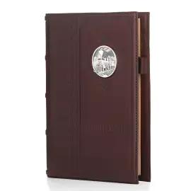 Diary made of genuine leather "Locomotive"