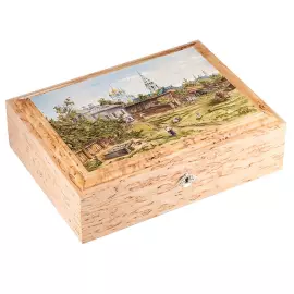 Ларец для документов "Московский дворик" к 180-летию В. Поленова