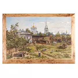 Ларец для документов "Московский дворик" к 180-летию В. Поленова