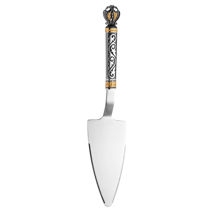 Pie spatula "Rus Bylinnaya" with silver