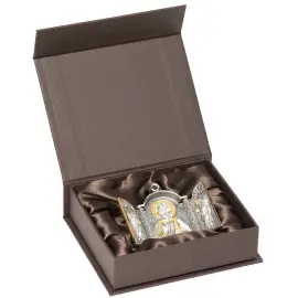 Складень из серебра "Господь Вседержитель" с позолотой Складень из серебра "Господь Вседержитель" с позолотой