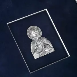 Wall panel "Lord Almighty" with silver