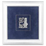 Настенное панно "Охота на лося" с серебром