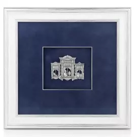 Wall panel "Native windows" with silver