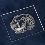 Настенное панно "Русская рыбалка" с серебром