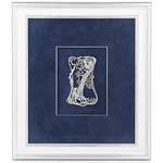 Настенное панно "Русская охота" с серебром