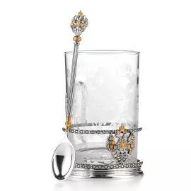 Silver cup holder "Symbol" for 1 person