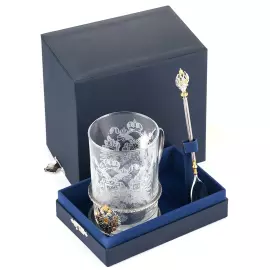 Silver cup holder "Symbol" for 1 person