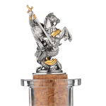 Silver corkscrew "George the Victorious"