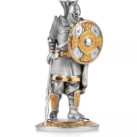 Рюмка из серебра "Ратник" на 1 персону