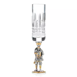 Рюмка из серебра "Дружинник" на 1 персону