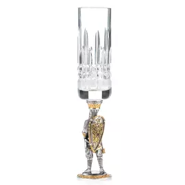 Рюмка из серебра "Дружинник" на 1 персону