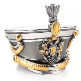 Рюмка из серебра "Кивер штабс-офицера" на 1 персону, малая