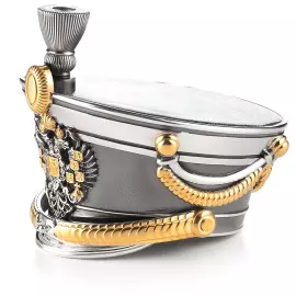 Рюмка из серебра "Кивер штабс-офицера" на 1 персону, малая