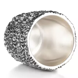 Рюмка из серебра "Папаха казака" на 1 персону, малая