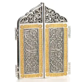 Складень из серебра "Спас Нерукотворный" Складень из серебра "Спас Нерукотворный"