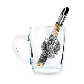 Серебряная трубка-ситечко для чая