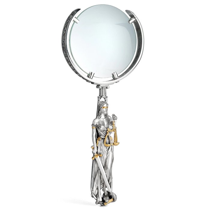 Silver magnifying glass "Themis"