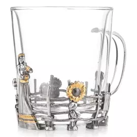 Razgulyai tea mug with double walls, for 1 person