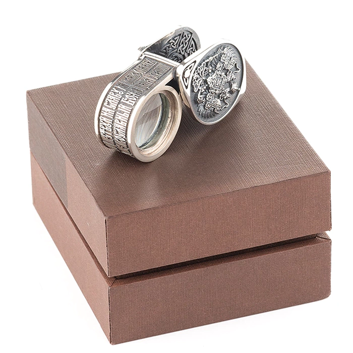 Silver jewelry magnifier "Empire"