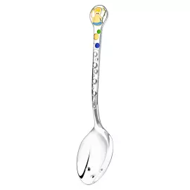 Набор детский DODO из серебра "Ангел": кружка, ложка с позолотой и с эмалью, на 1 персону