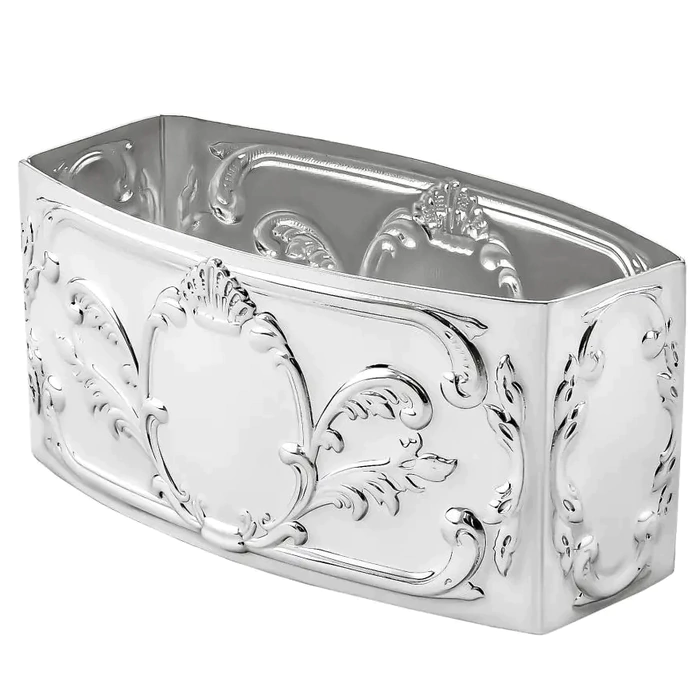 Prestige Silver napkin rings set for 6 persons