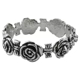 Набор серебряных колец для салфеток "Розалия" на 6 персон