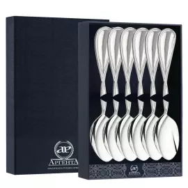 Set of silver teaspoons "No. 26" for 6 persons