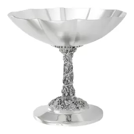 Серебряная икорница "№3. Виноградная лоза"