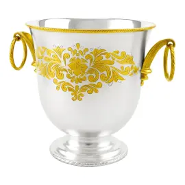 Серебряное ведро для льда "Версаль. №2" со щипцами