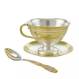 Silver tea set "No. 1" for 1 person