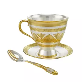 Silver tea set "No. 2" for 1 person