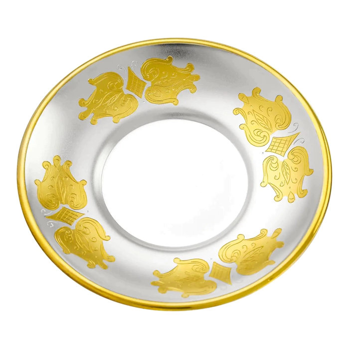 Silver cup and saucer "No. 11" for 1 person