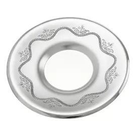 Чашка с блюдцем из серебра "№12" на 1 персону