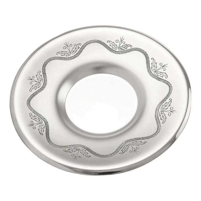 Silver cup and saucer "No. 12" for 1 person