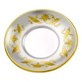 Чашка с блюдцем из серебра "№16" на 1 персону