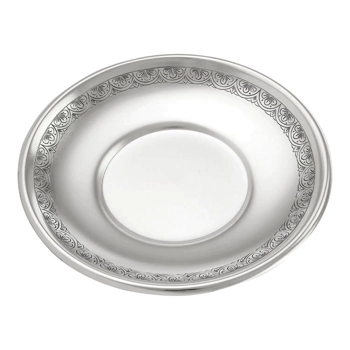 Silver cup and saucer "No. 22" for 1 person