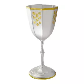 Набор бокалов из мельхиора "№28" с серебрением, на 2 персоны