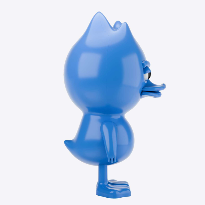 Коллекционная фигура "The Ugly Duck х PANTONE" голубой