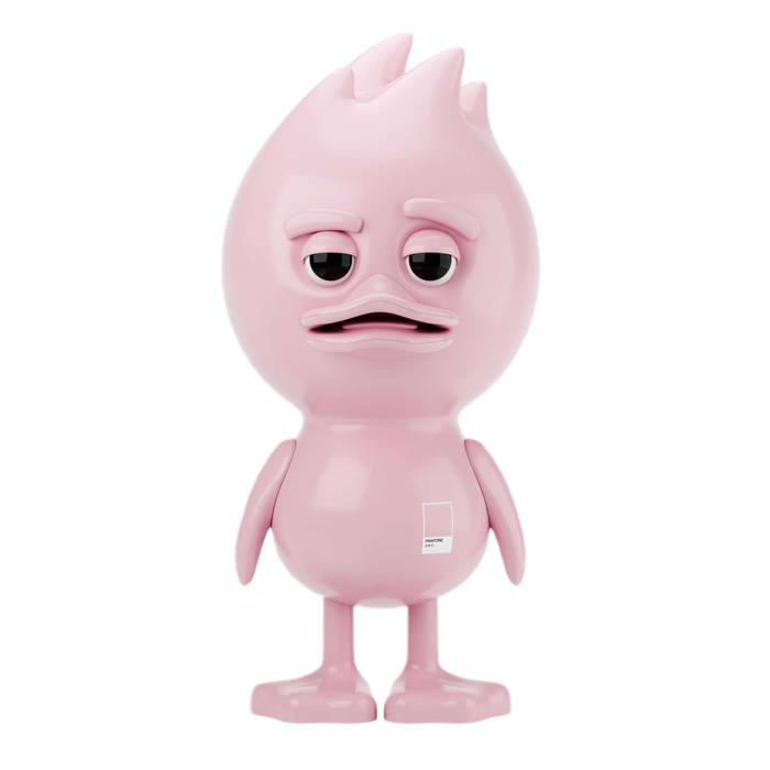 Коллекционная фигура "The Ugly Duck х PANTONE" розовый