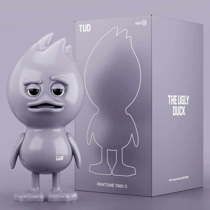 Коллекционная фигура "The Ugly Duck х PANTONE" лиловый
