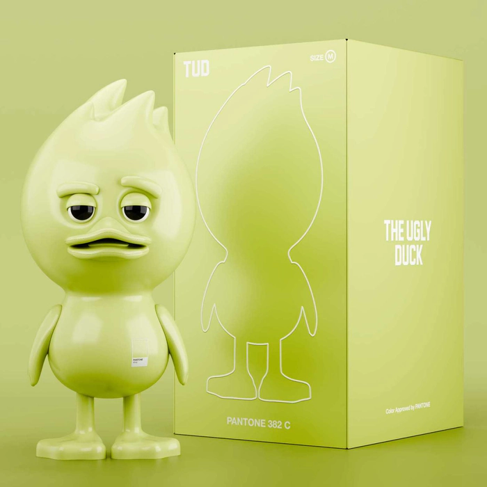 Коллекционная фигура "The Ugly Duck х PANTONE" зеленый