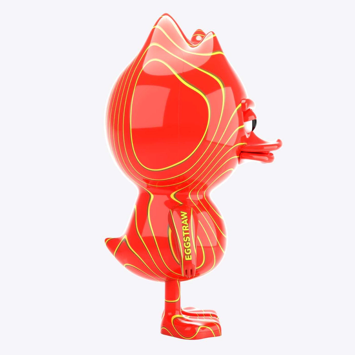 Коллекционная фигура "The Ugly Duck х Chupa Chups" красный