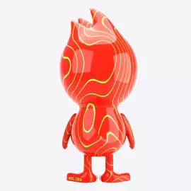 Коллекционная фигура "The Ugly Duck х Chupa Chups" красный