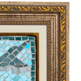 Author's mosaic painting "Steppe flowers"