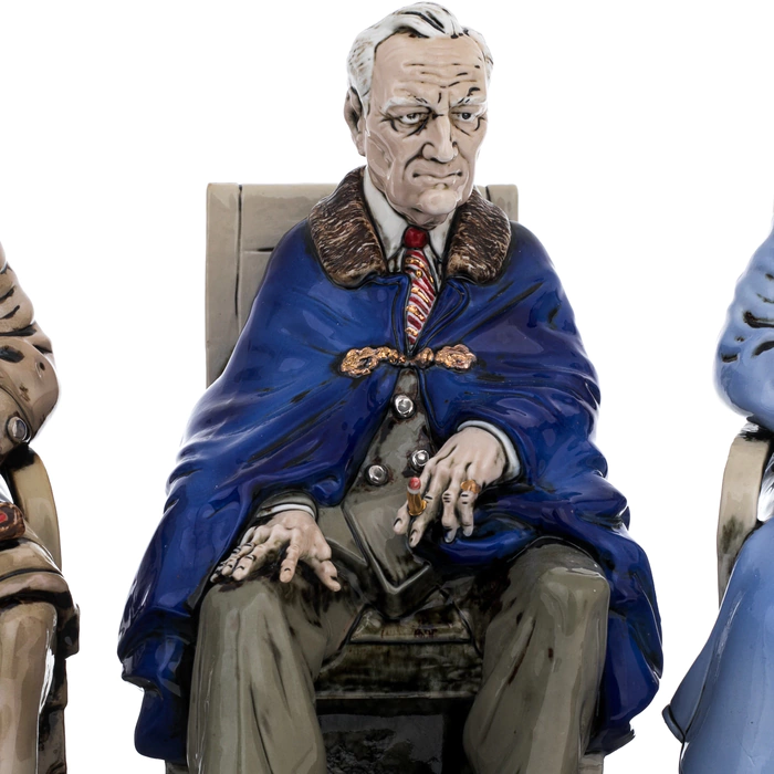 Porcelain composition "Yalta Conference of 1945"